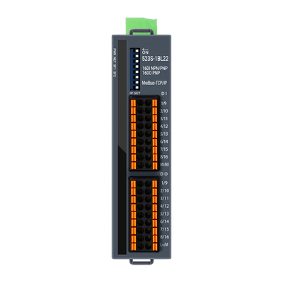 TCP/IP Modbus I/O Slave Module NPN και PNP υποστηρίζεται 16 Port DI DO DIN Mounted