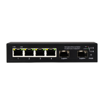 10g Ethernet switch μη διαχειριζόμενο 4 θύρες 2.5G Ethernet switch με 10G SFP+ θύρες