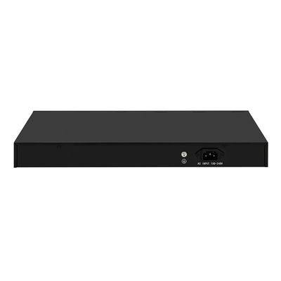 24 θύρες 10G L3 Διαχειριζόμενος διακόπτης ινών με 8 Gigabit Combo SFP/RJ45 1U Rack 220V AC Input
