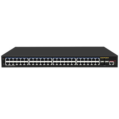 48 θυρών Gigabit L3 Managed Network Switch 10G Fiber Uplinks Ενιαία Είσοδος AC Βασισμένο σε Realtek