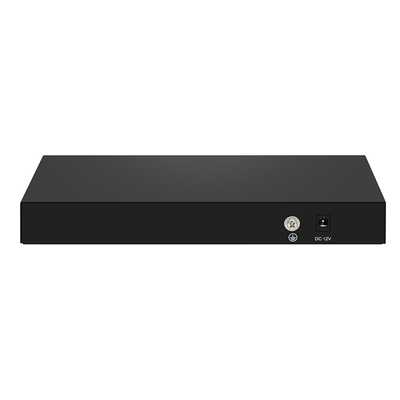 8 θύρες 10G SFP+ Fiber Switch μη διαχειριζόμενη 1G/2.5G Αυτοπροσαρμοσμένη DC12V Υποστήριξη OEM