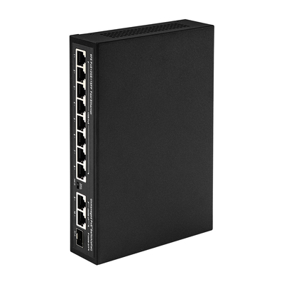 120W PoE Switch 8 Port Unmanaged Fast Ethernet με είσοδο AC SFP Fiber Uplink