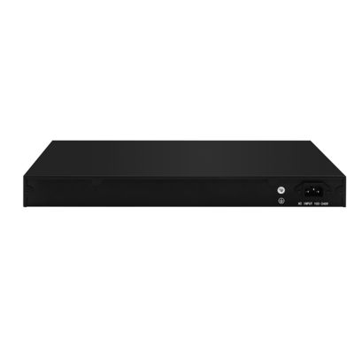 24 Θύρα 2.5G PoE Διαχειριζόμενος διακόπτης 10G Fiber Uplink L3 Layer 400W Budget AC Input CE