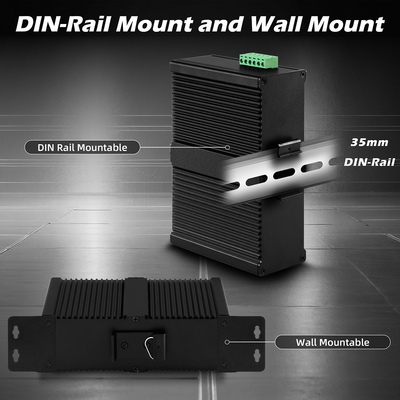 16 Port Managed Industrial Ethernet Switch 8RJ45+8SFP POE Switch με 4*RS485+2*CAN BUS