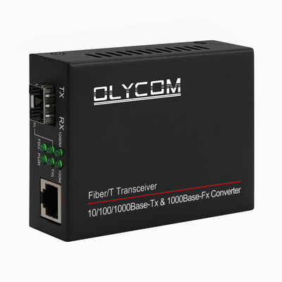 Μετατροπέας Gigabit Fiber Media SFP Οπτική ίνα σε RJ45 μετατροπέας
