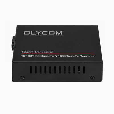 Γρήγορος μετατροπέας Ethernet ινών οπτικής Ethernet 10/100M Μονότροπος Διοπτικός Πιστολήπτης SC σε RJ45 20km