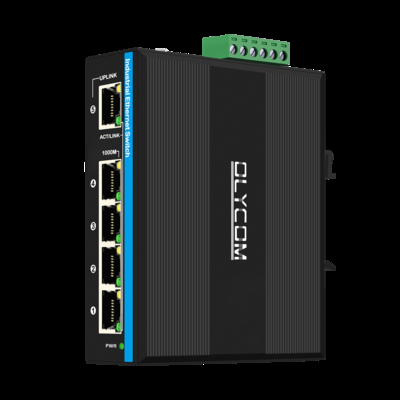 5 Port Gigabit Switch Industrial PoE Extender 1*poe σε υποστήριξη λιμένων 30w/60w/90w+4*poe εξόδων λιμένων