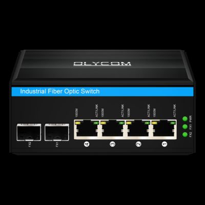 6 Port Solar Poe Switch DC12-48V Input 120w Industrial Ethernet Switch for solar power/Trunk/VoIP system/system security CCTV