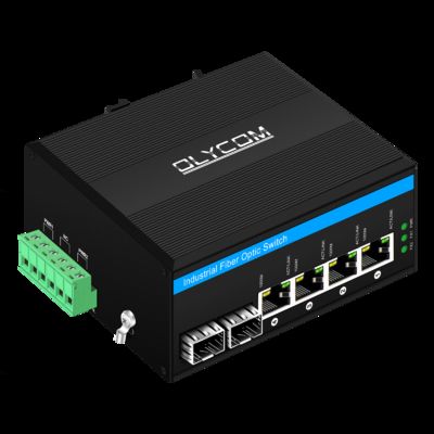 6 Port Solar Poe Switch DC12-48V Input 120w Industrial Ethernet Switch for solar power/Trunk/VoIP system/system security CCTV
