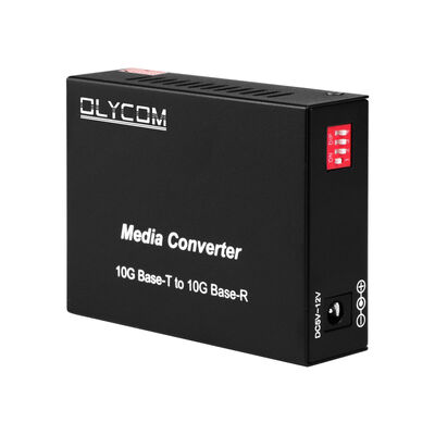 10G SFP+ μετατροπέας μέσων ινών μη διαχειριζόμενος μετατροπέας οπτικών ινών