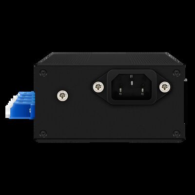 Οπτικός διακόπτης παράκαμψης με ίνες με συνδετήρα LC/SC με διπλή είσοδο ισχύος AC/DC και τύπο ινών SM/MM για υψηλή αξιοπιστία