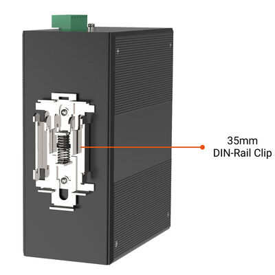 Βιομηχανικός Διαχειριζόμενος Διακόπτης Ethernet L3 TSN 16 Θυρών 10G Fiber Uplink IEEE 1588v2 DIN Rail