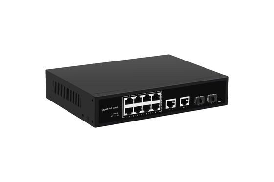 8 θύρες 120W Gigabit POE Switch με POE Watchdog για Business Fiber Network