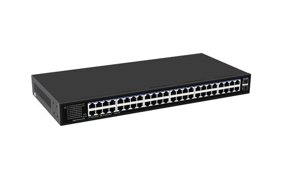 48-Port Gigabit Ethernet Switch SFP Fiber Uplinks Unmanaged Rack Mounted 220V Input CE Καταχωρισμένο