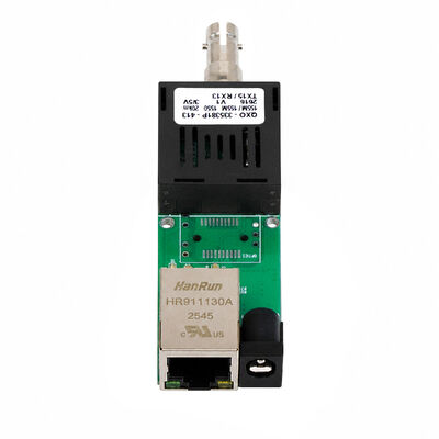 Μίνι μέγεθος κάρτας μετατροπέα πολυμέσων Gigabit DC5V~DC24V για UAV Fiber Communication Solution