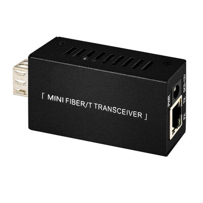 Μίνι μετατροπέας μέσων οπτικών ινών Gigabit DC5V DC12V Compact Size 20KM επέκταση CE
