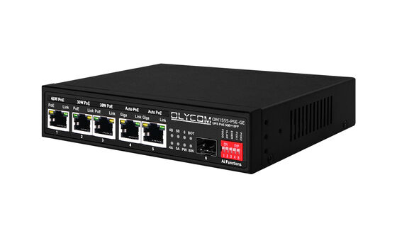 Εναλλακτικός διακόπτης Gigabit PoE MPPT Ελεγκτής ηλιακής φόρτισης SFP Φυτικό οπτικό DC12V/DC24V/DC48V εισροή