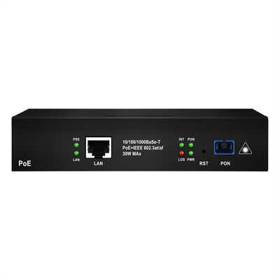 Εμπορικό XPON PoE ONU 1 Θύρα Gigabit 30W PoE PON Τερματικό για Δίκτυα Πρόσβασης Οπτικών Ινών