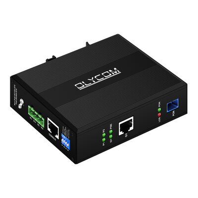 Βιομηχανικό Gigabit xPON PoE ONU | Συσκευή Πρόσβασης Οπτικής Ίνας EPON/GPON με Στήριξη σε Ράγα DIN