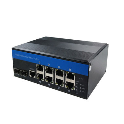 Δικτυακό διαχειριζόμενος διακόπτης Gigabit Ethernet 10 θύρων Διακόπτης βιομηχανικού δικτύου IM-FS280GW