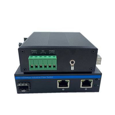 Βιομηχανικό δίκτυο Switcher Gigabit Fiber Din Rail 6KV Surge IP40 Χωρίς ανεμιστήρα μη διαχειριζόμενο
