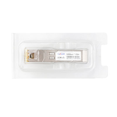 Gigabit RJ45 SFP Module Transceiver 10/100/1000BASE-T μέσω καλωδίου Cat5 UTP Hot Pluggable