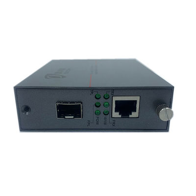 Μέγεθος απομονωτών πλαισίων 128K μετατροπέων MEDIA Ethernet οπτικών ινών μαύρων κουτιών DC5V1A