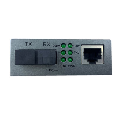 Μονοκατευθυντικό καλώδιο οπτικών ινών στο μετατροπέα 1310nm TX 1550nm RX Rj45