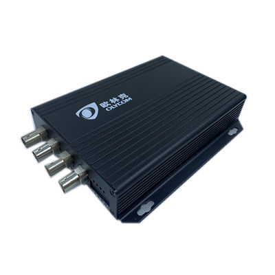 4 θύρες 1080P Βίντεο μέσω Ethernet Μετατροπέας Coax Multimode Fiber Converter 12V