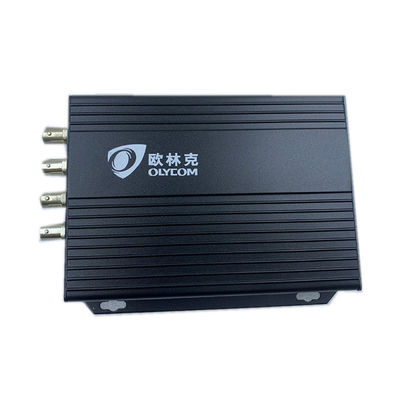 4 θύρες 1080P Βίντεο μέσω Ethernet Μετατροπέας Coax Multimode Fiber Converter 12V