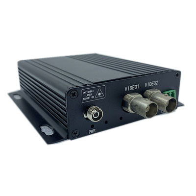 Μετατροπέας οπτικών ινών βίντεο 1080P BNC με RS485 Data FC On Multimode Fiber DC12V CE