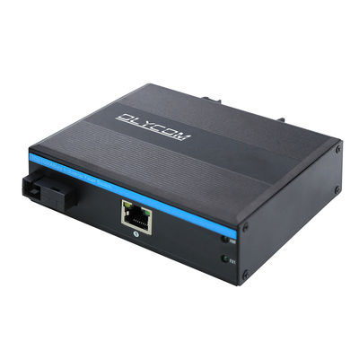 Βιομηχανικός μετατροπέας μέσων Ethernet Gigabit Unmanaged SC WDM Single Fiber Mini Size