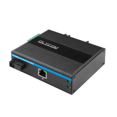20KM WDM μετατροπέας μέσων γρήγορο Ethernet ανθεκτικό βιομηχανικό δίκτυο Μίνι μέγεθος μη διαχειριζόμενο