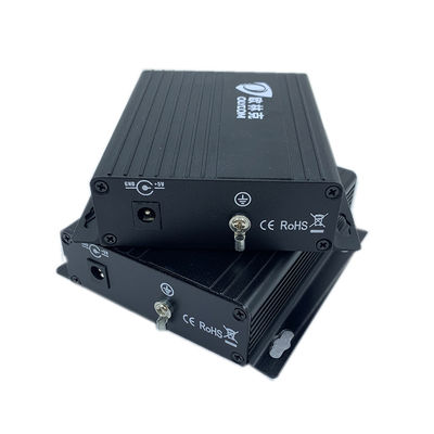 Μετατροπέας Αναλογικού Βίντεο με Δεδομένα RS485/RS422 Επέκταση Οπτικών Ινών SM/MM CE DC5V DC12V