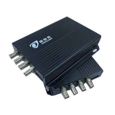 Μετατροπέας βίντεο κάμερας CCTV BNC Fiber Media Converter Rack Mounted FC Port 20KM