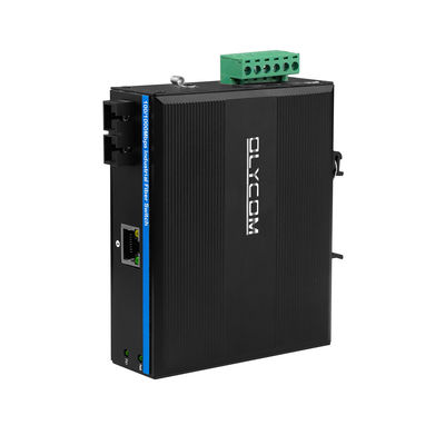 Μετατροπέας μέσων Gigabit Ethernet 40KM SC Fiber Singlemode Unmanaged Rugged Case CE FCC