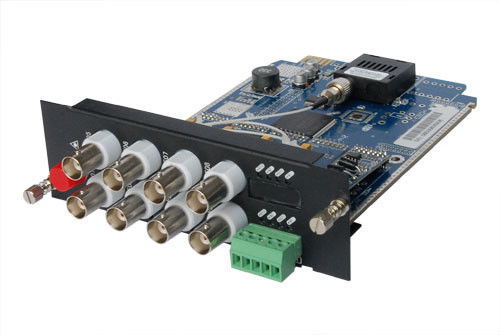 Μετατροπέας μέσων βίντεο Τάγμα 3U Rack για οπτικό μετατροπέα βίντεο Διπλή είσοδος ισχύος