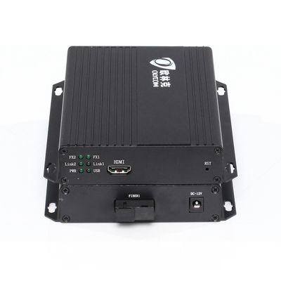 1080P HDMI DVI Extender Μονού Τρόπου Θύρα SC Απλή 12VDC CE FCC Τύπου Επιτραπέζιου