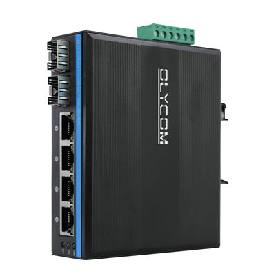 Βιομηχανικό δίκτυο Switch 6 Port Fast Ethernet 10/100Mbps Fiber Network Realtek μη διαχειριζόμενο