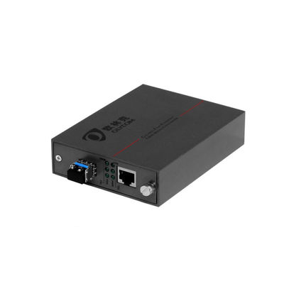 850nm Fiber Optic PoE Media Converter Δίκτυο Gigabit Μη διαχειριζόμενο Multimode SFP Cage