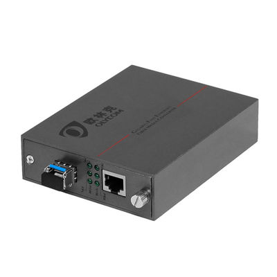 10/100M PoE μετατροπέας μέσων ενημέρωσης SFP οπτικές ίνες με χαρακτηριστικό LFPT μη διαχειριζόμενο DC5V