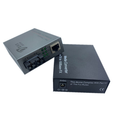 διπλή ίνα Sc μετατροπέων 48V MEDIA Ethernet οπτικών ινών σημείου εισόδου PSE 10/100M για την ΕΠΙ