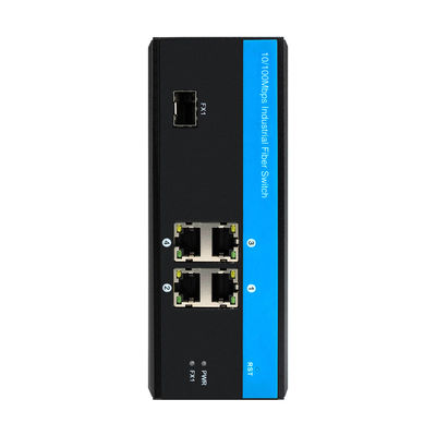 4 θύρες Industrial Network Switch Hub 10/100Mbps Fast Ethernet μη διαχειριζόμενο CE FCC