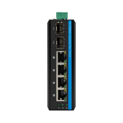 Olycom 4-Port PoE Switch Fast Ethernet SFP Fiber Βιομηχανικό επίπεδο 120W Προϋπολογισμός Εξωτερική χρήση