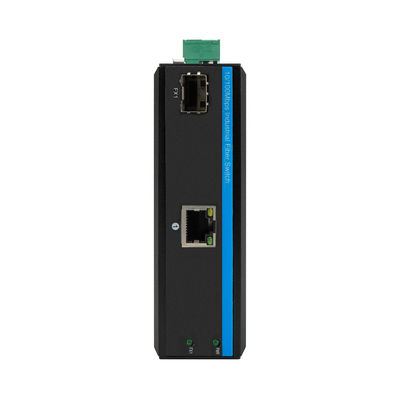Βιομηχανικός μετατροπέας μέσων Ethernet SFP Fiber 10/100Mbps μη διαχειριζόμενη ανθεκτική θήκη