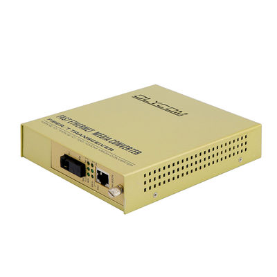 WDM Media Converter 10/100Mbps Rack Mount Fiber Copper Extender Unmanaged CE
