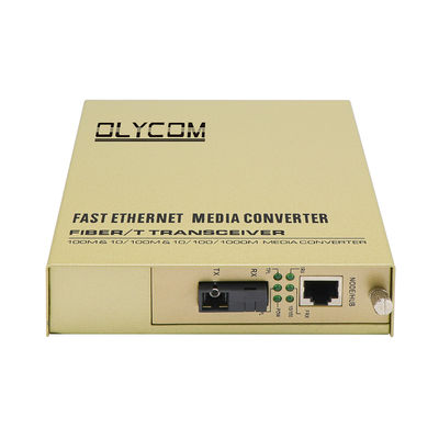 Μετατροπέας μέσων WDM 100Mbps Rack Mount Fiber Copper Extender μη διαχειριζόμενος