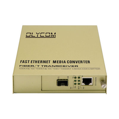 Μετατροπέας μέσων SFP 10/100Mbps AC εισροή μη διαχειριζόμενη LFPT 2KM 20KM CE