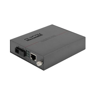 Μετατροπέας μέσων Gigabit Fiber Optic Ethernet Single Fiber SC Port Unmanaged 20KM