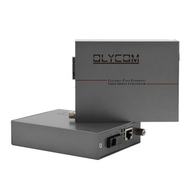 Αυτόματος αισθαμένος μετατροπέας 10/100/1000Mbps μέσων Ethernet οπτικών ινών Gigabit